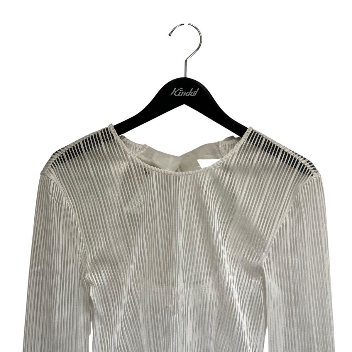 Bibiy．(ビビィ) AVELINE RIBBON TOP長袖ブラウスB50-TS098WHF B50