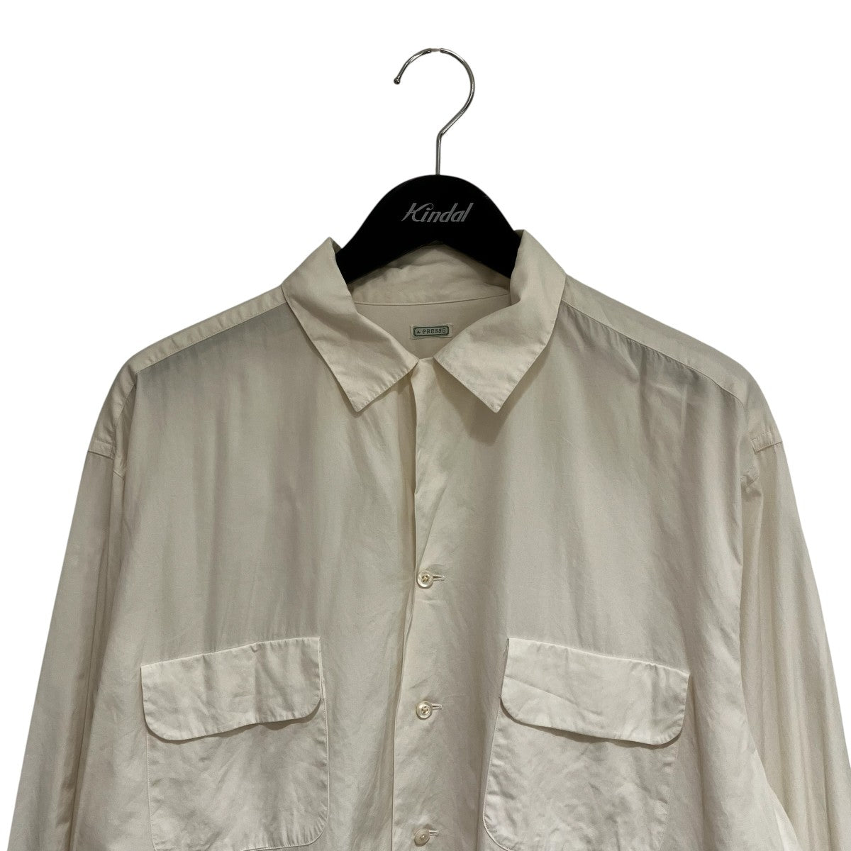 A．PRESSE Open Collar Shirt長袖シャツ23SAP-02-05M 古着・中古-3枚目のアイテム画像