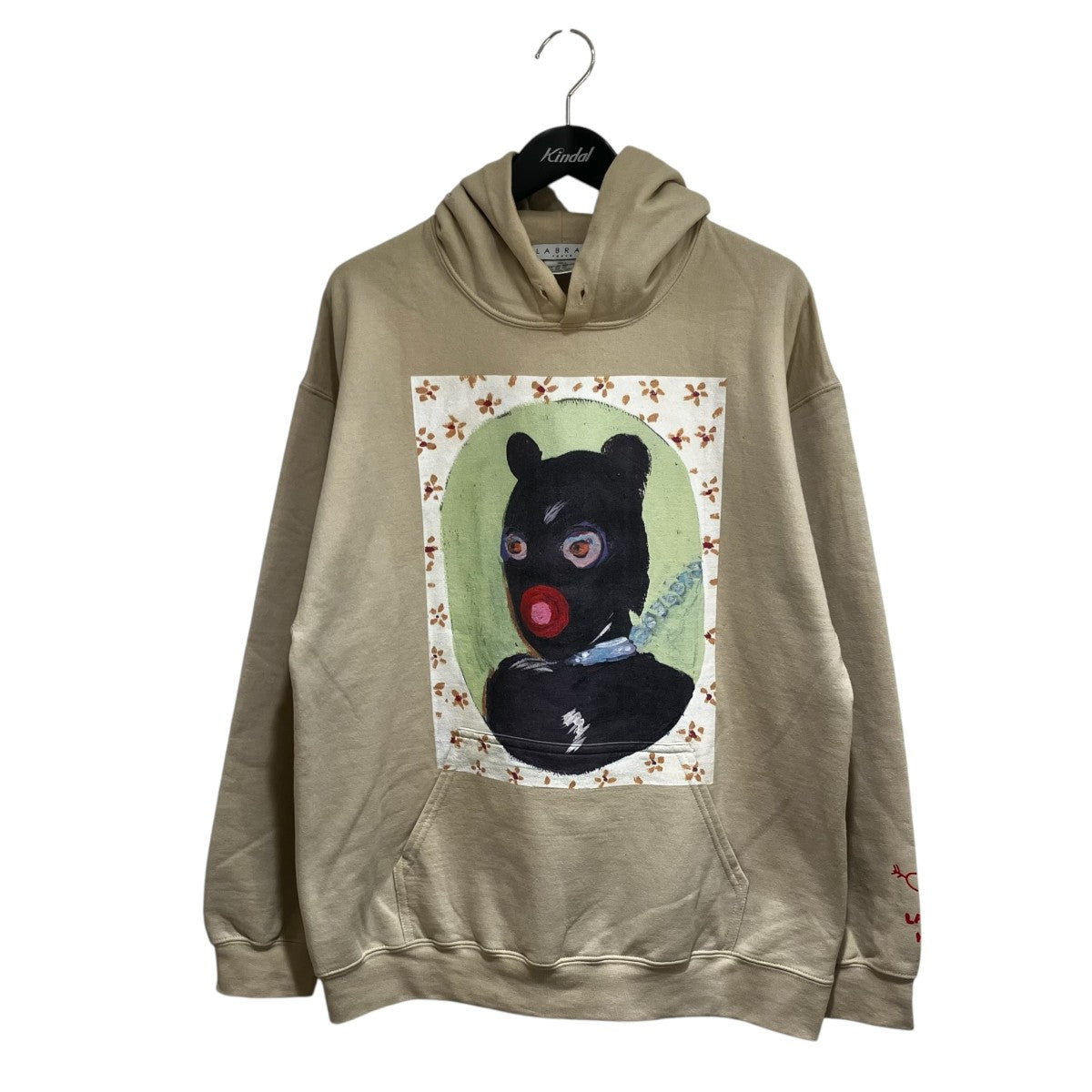 HINA×LABRAT BABY HOODIE プリントプルオーバーパーカー