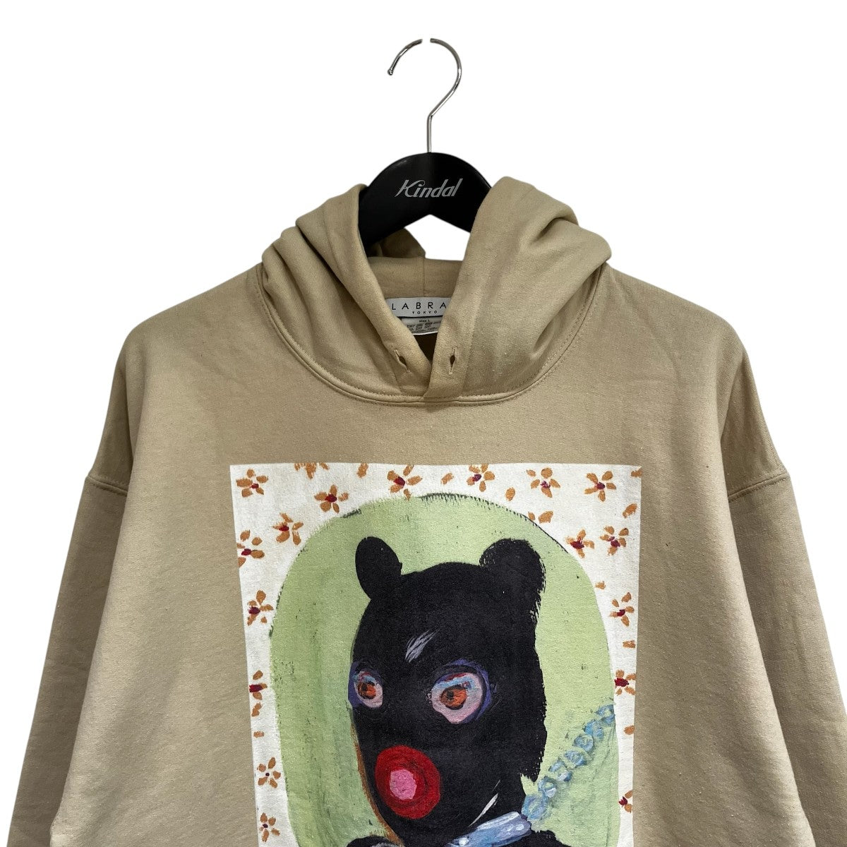 HINA×LABRAT BABY HOODIE プリントプルオーバーパーカー