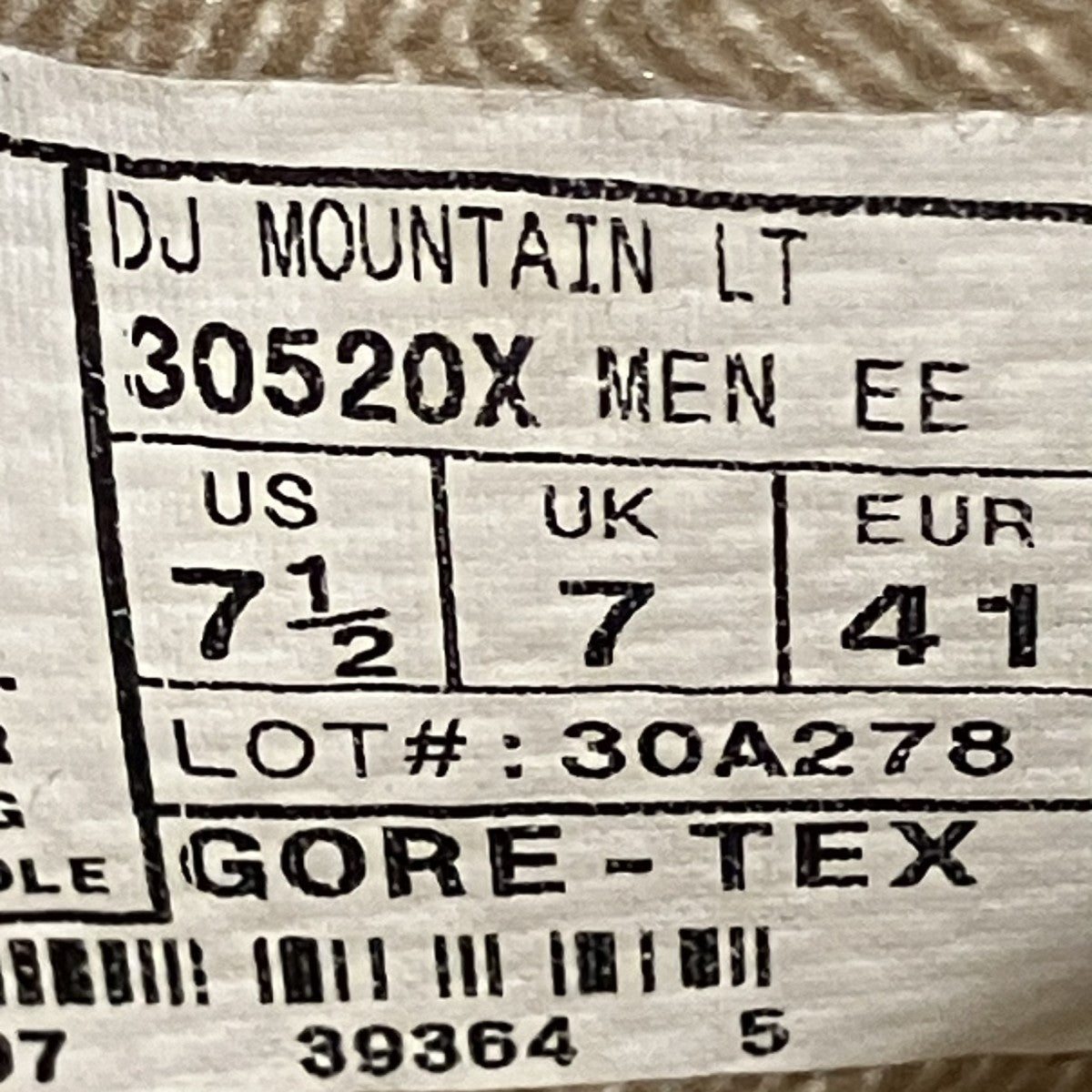 Danner MOUNTAIN LIGHTショートブーツ30520X 古着・中古-10枚目のアイテム画像