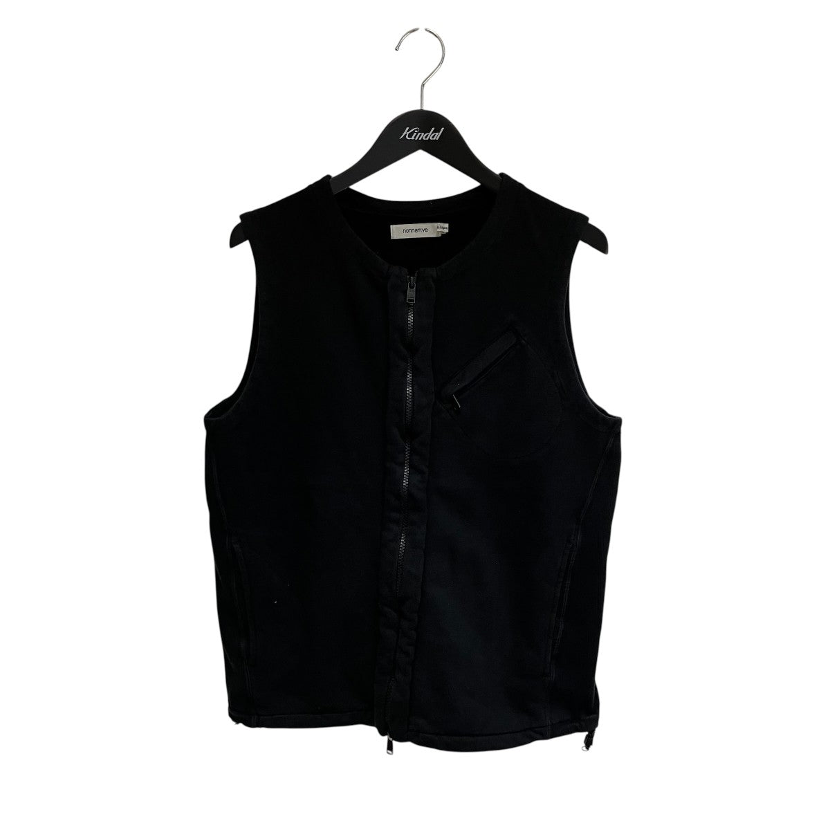 23SSHIKER VEST COTTON SWEAT OVERDYEDベストNN-V4205