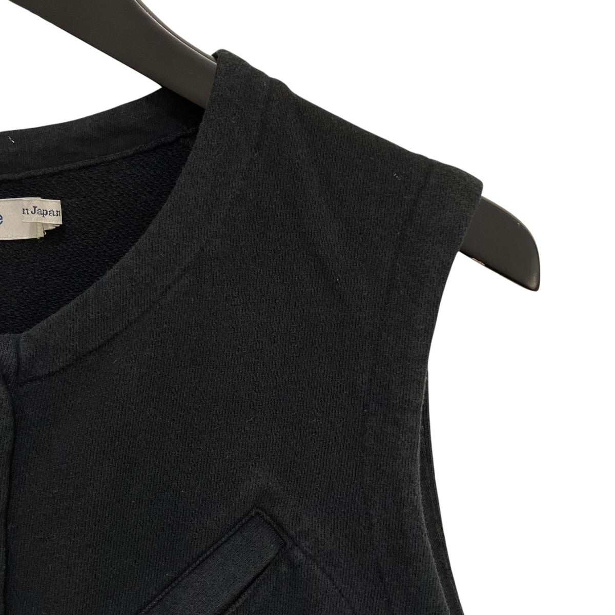23SSHIKER VEST COTTON SWEAT OVERDYEDベストNN-V4205