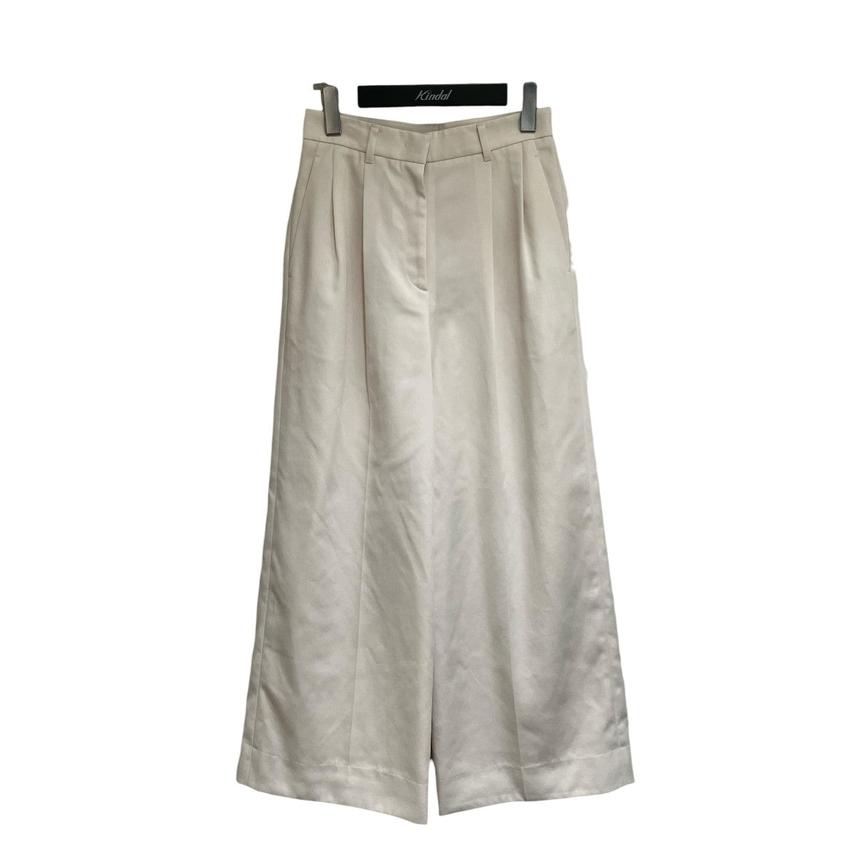 BALLSEY 26SSコットンライクサテン 2タックワイドパンツ11-04-61-04001 古着・中古-1枚目のアイテム画像