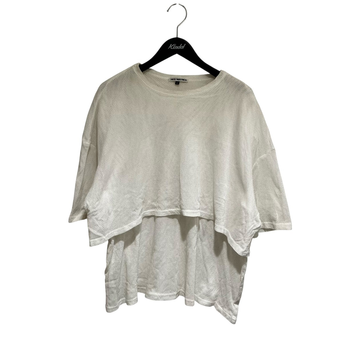 Hed Mayner レイヤードメッシュTシャツ半袖カットソー 古着・中古-1枚目のアイテム画像