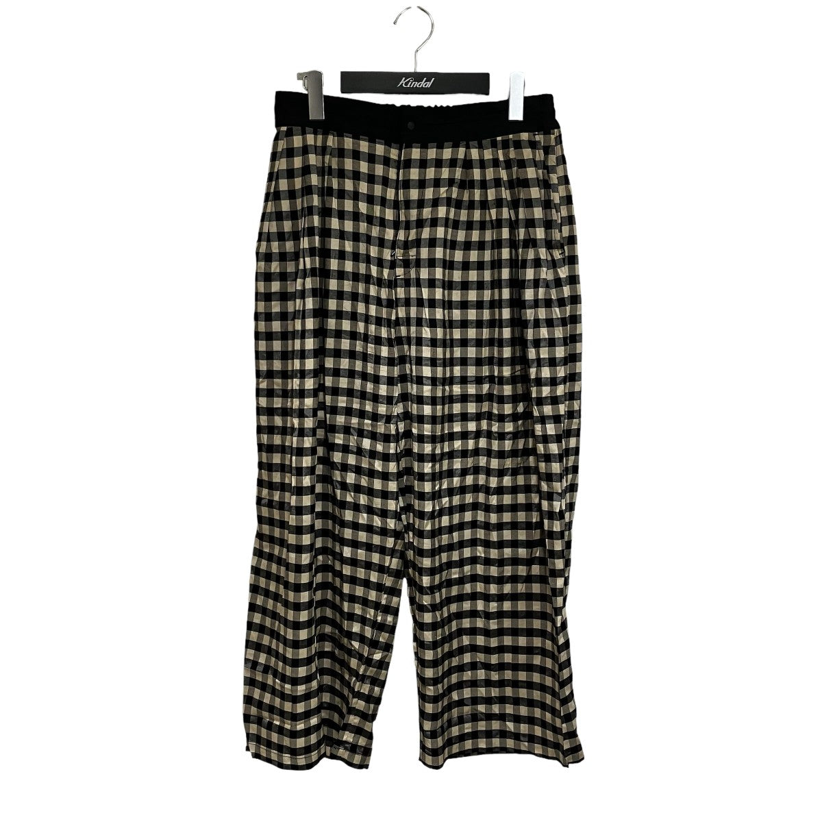 SASQUATCHfabrix． BLOCK CHECK WIDE PANTSイージーパンツ20SS-PA9-016 古着・中古-1枚目のアイテム画像