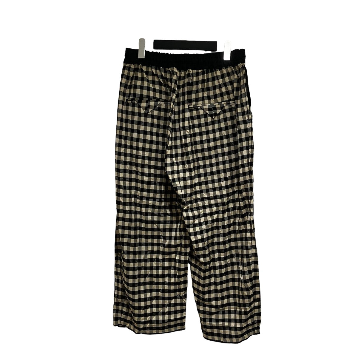 SASQUATCHfabrix． BLOCK CHECK WIDE PANTSイージーパンツ20SS-PA9-016 古着・中古-2枚目のアイテム画像