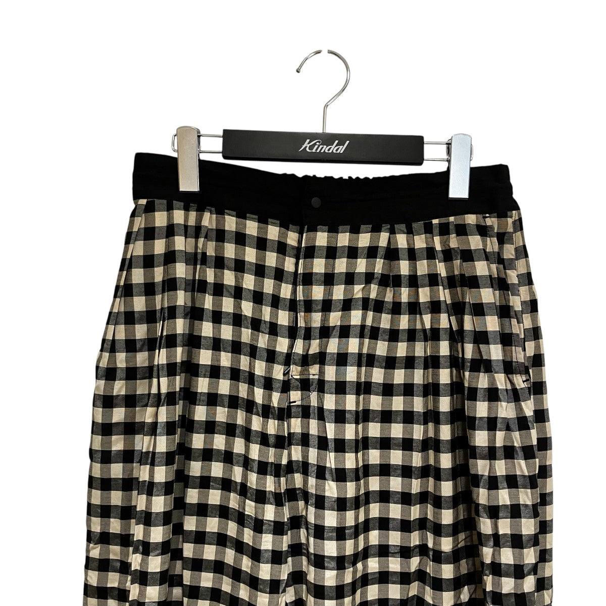 SASQUATCHfabrix． BLOCK CHECK WIDE PANTSイージーパンツ20SS-PA9-016 古着・中古-3枚目のアイテム画像