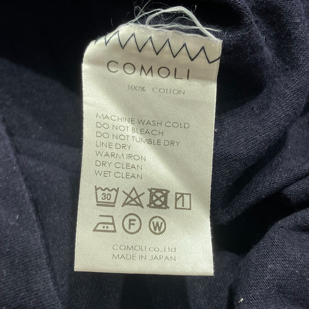 COMOLI(コモリ) 空紡天竺ノースリーブカットソーX01-05010 X01-05010
