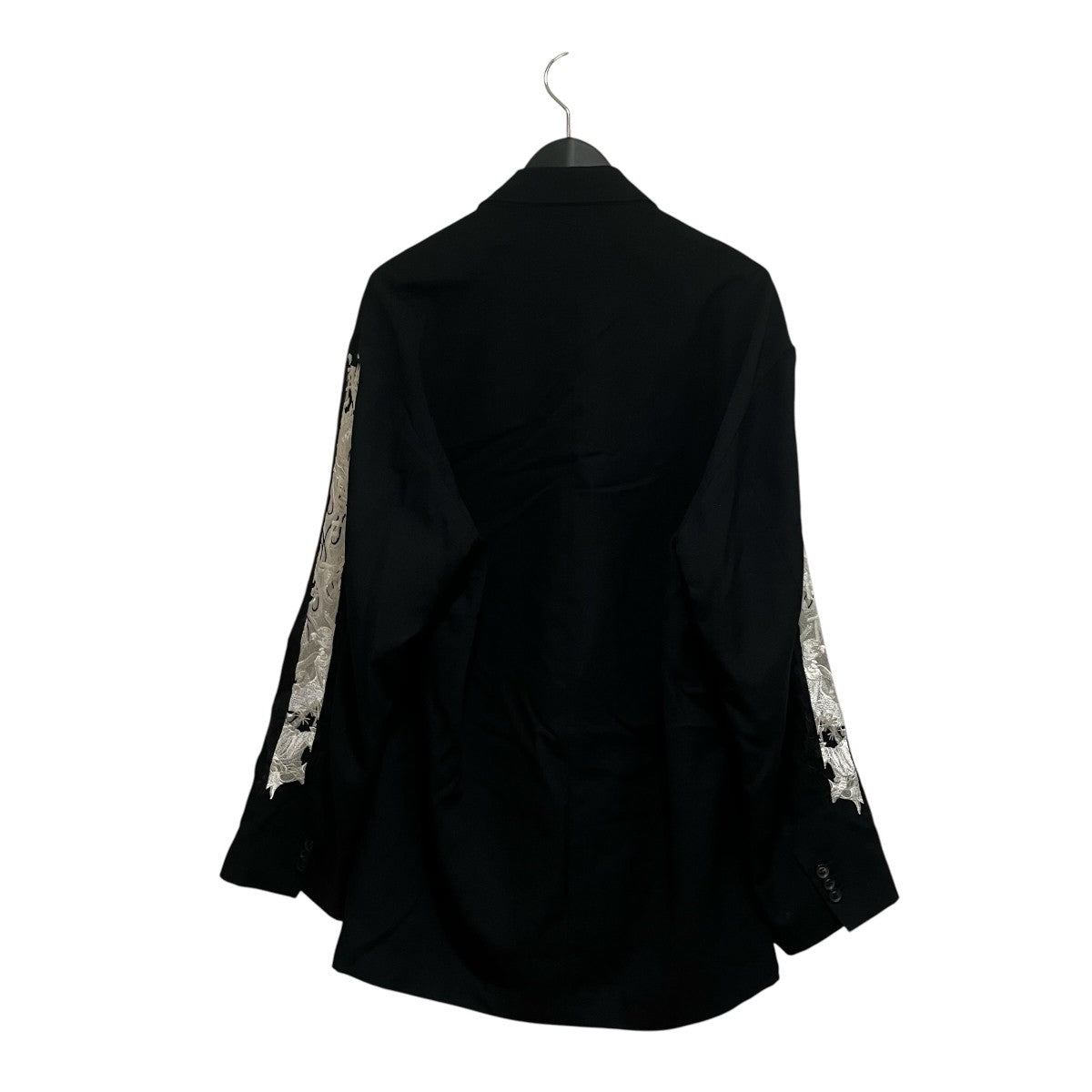 doublet 19AWLINED CHAOS EMBROIDERY WIDE TAPERED JACKETテーラードジャケット19AW13JK27 古着・中古-2枚目のアイテム画像