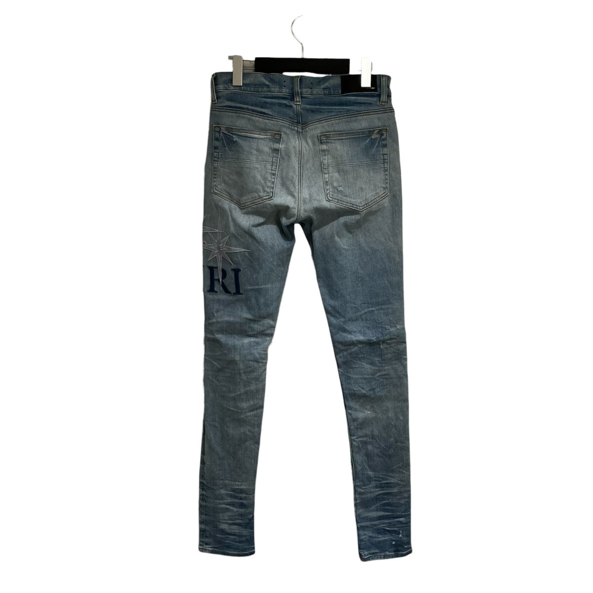 AMIRI Starburst Applique Skinny JeanデニムパンツAMDNSY1141 古着・中古-2枚目のアイテム画像