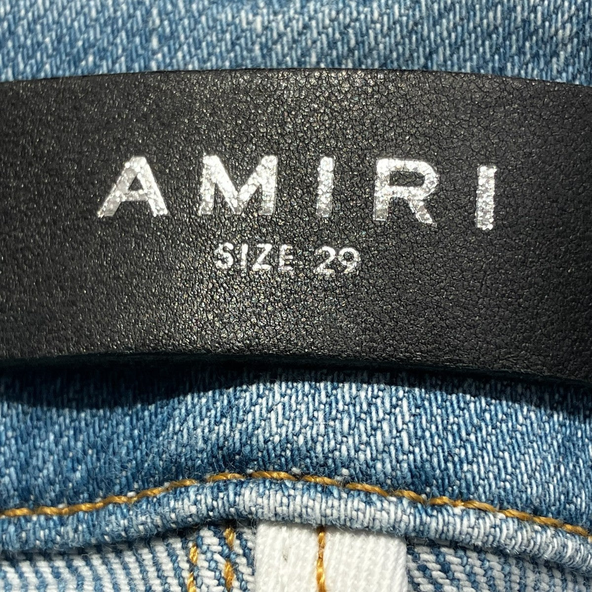 AMIRI Starburst Applique Skinny JeanデニムパンツAMDNSY1141 古着・中古-6枚目のアイテム画像