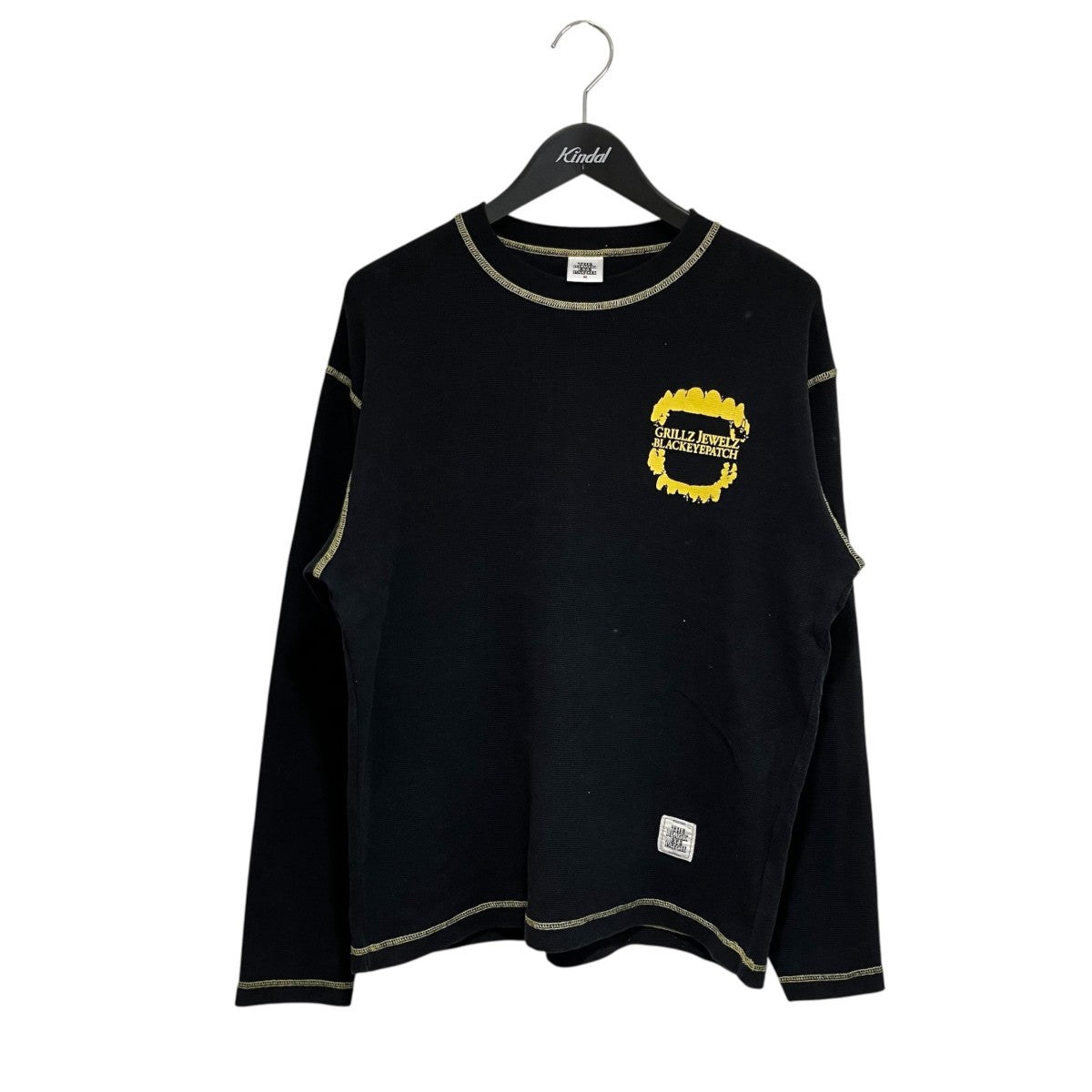 GRILLZ JEWELZ GOLDTEETH THERMAL L S TEE長袖カットソー