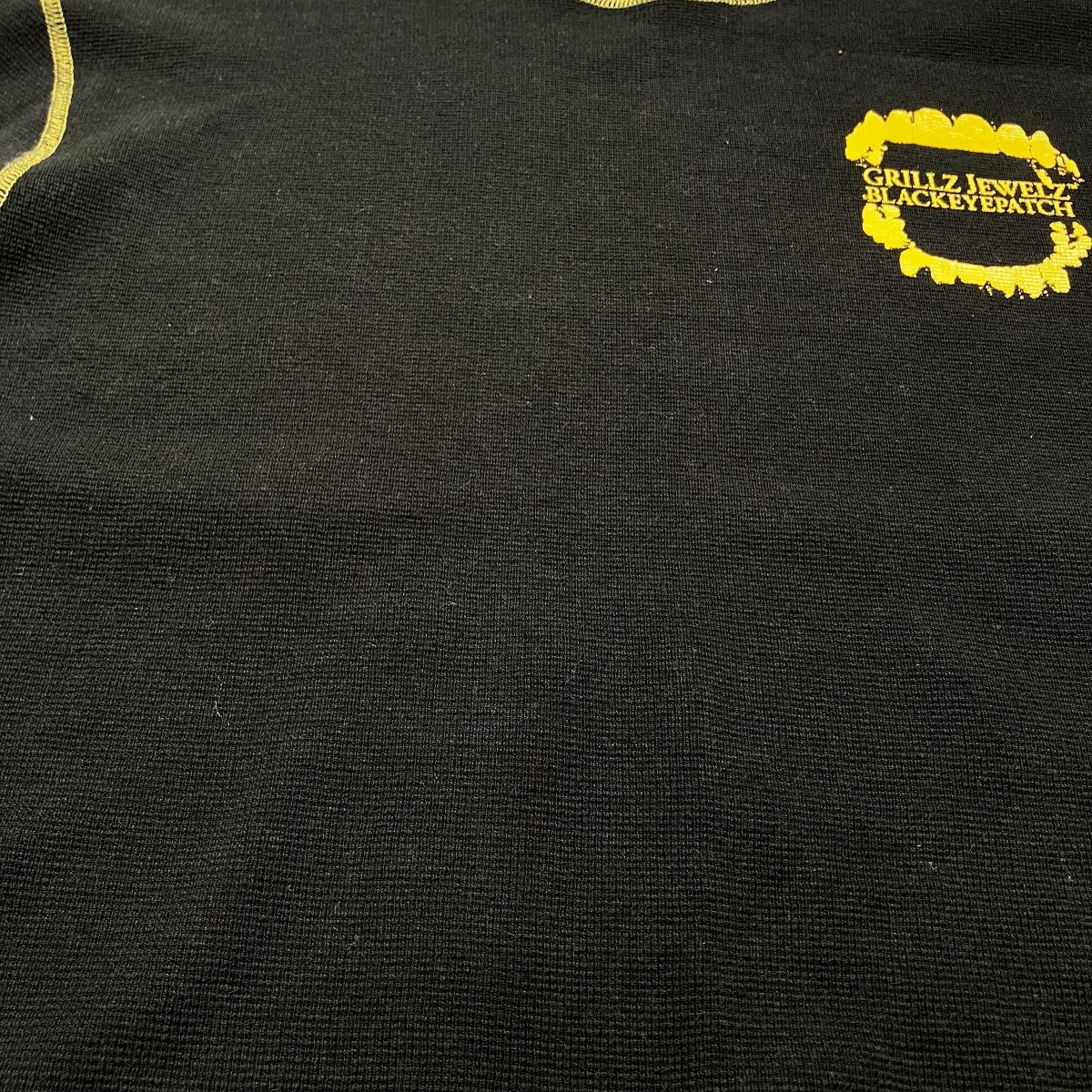 GRILLZ JEWELZ GOLDTEETH THERMAL L S TEE長袖カットソー