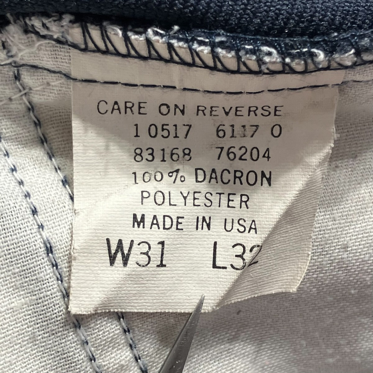 LEVI’S 80’sUSA製ブーツカットパンツ10517 6117 古着・中古-8枚目のアイテム画像