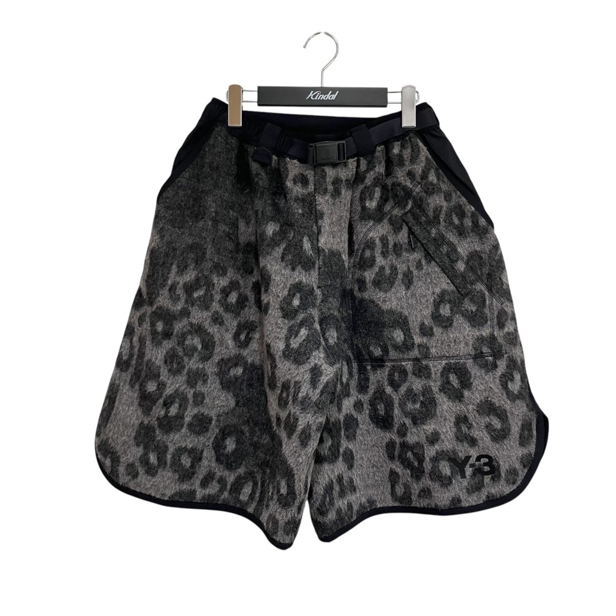 Y-3 22AWM LEO FLEECE FOOTBALL SHORTハーフパンツHS9929 古着・中古-1枚目のアイテム画像