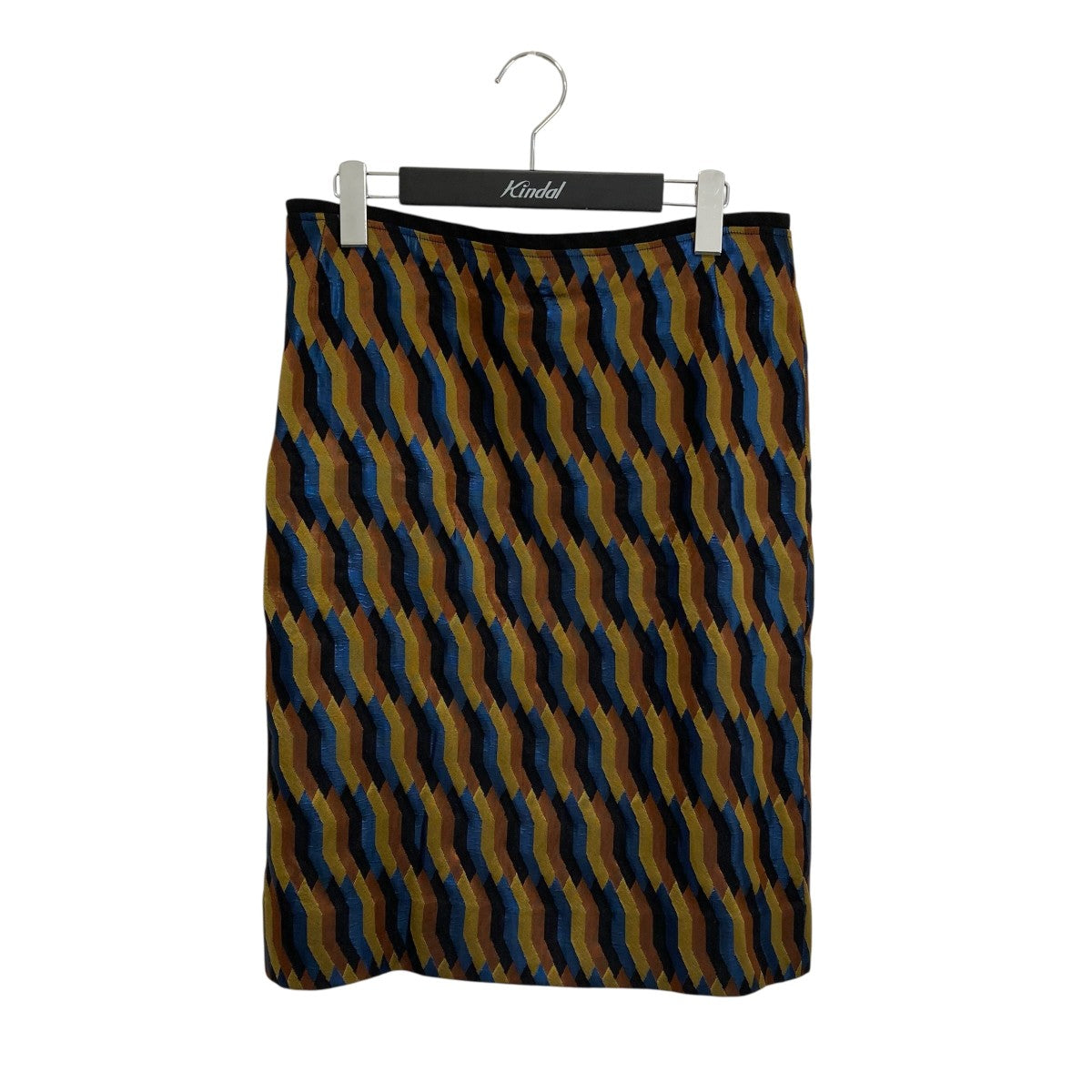 DRIES VAN NOTEN ジャガードタイトスカート 古着・中古-1枚目のアイテム画像