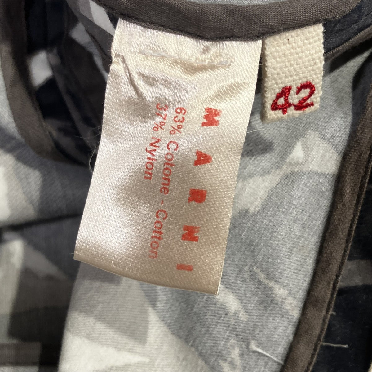 MARNI 総柄スカートYSGOMAD16B00TCF83 古着・中古-5枚目のアイテム画像
