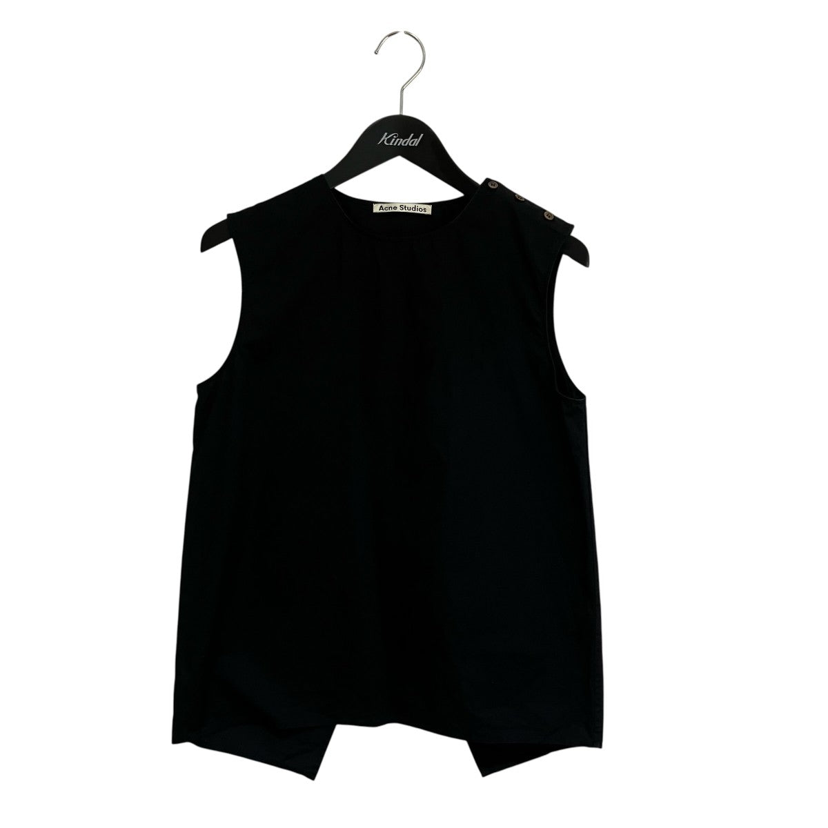 ACNE STUDIOS CLAIR TECH POP SS15ノースリーブブラウス 古着・中古-1枚目のアイテム画像