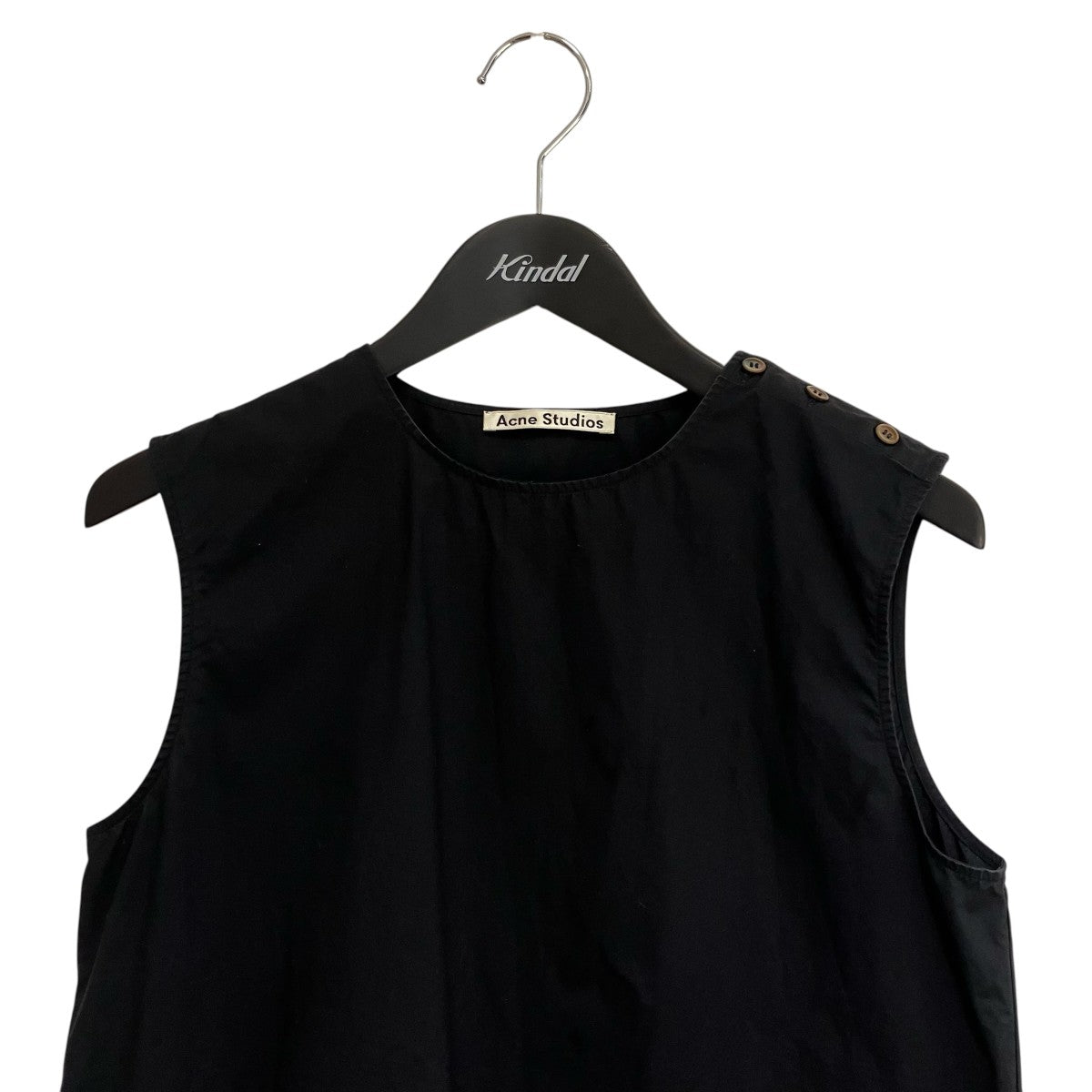 ACNE STUDIOS CLAIR TECH POP SS15ノースリーブブラウス 古着・中古-3枚目のアイテム画像