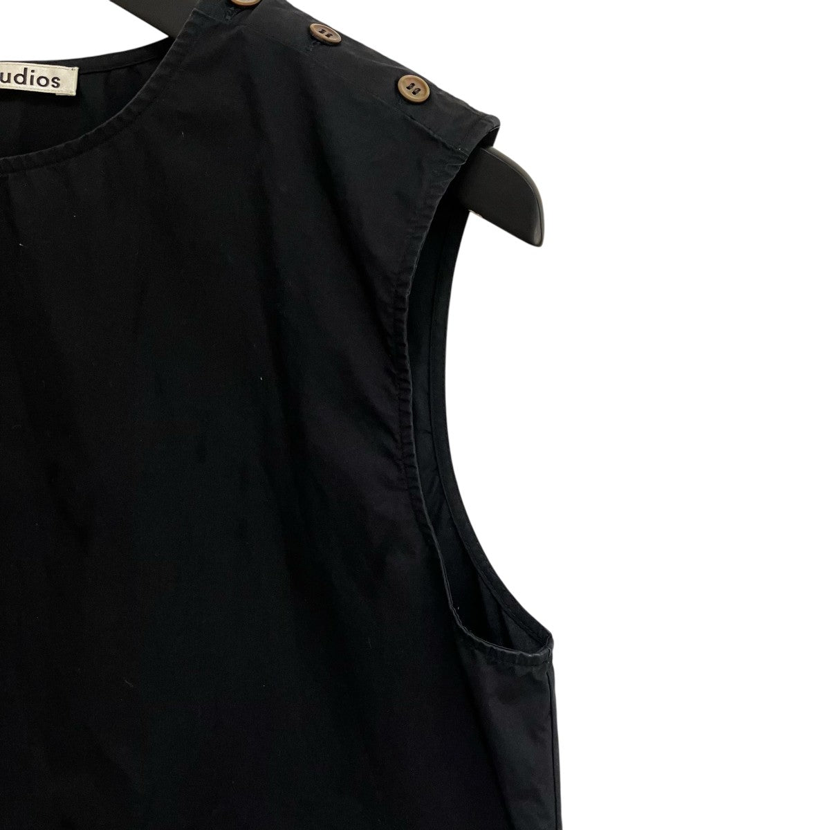 ACNE STUDIOS CLAIR TECH POP SS15ノースリーブブラウス 古着・中古-4枚目のアイテム画像