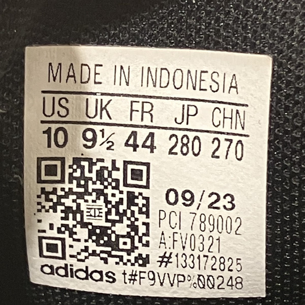 adidas Superstar ADV Core Black Cloud WhiteスニーカーFV0321 古着・中古-10枚目のアイテム画像