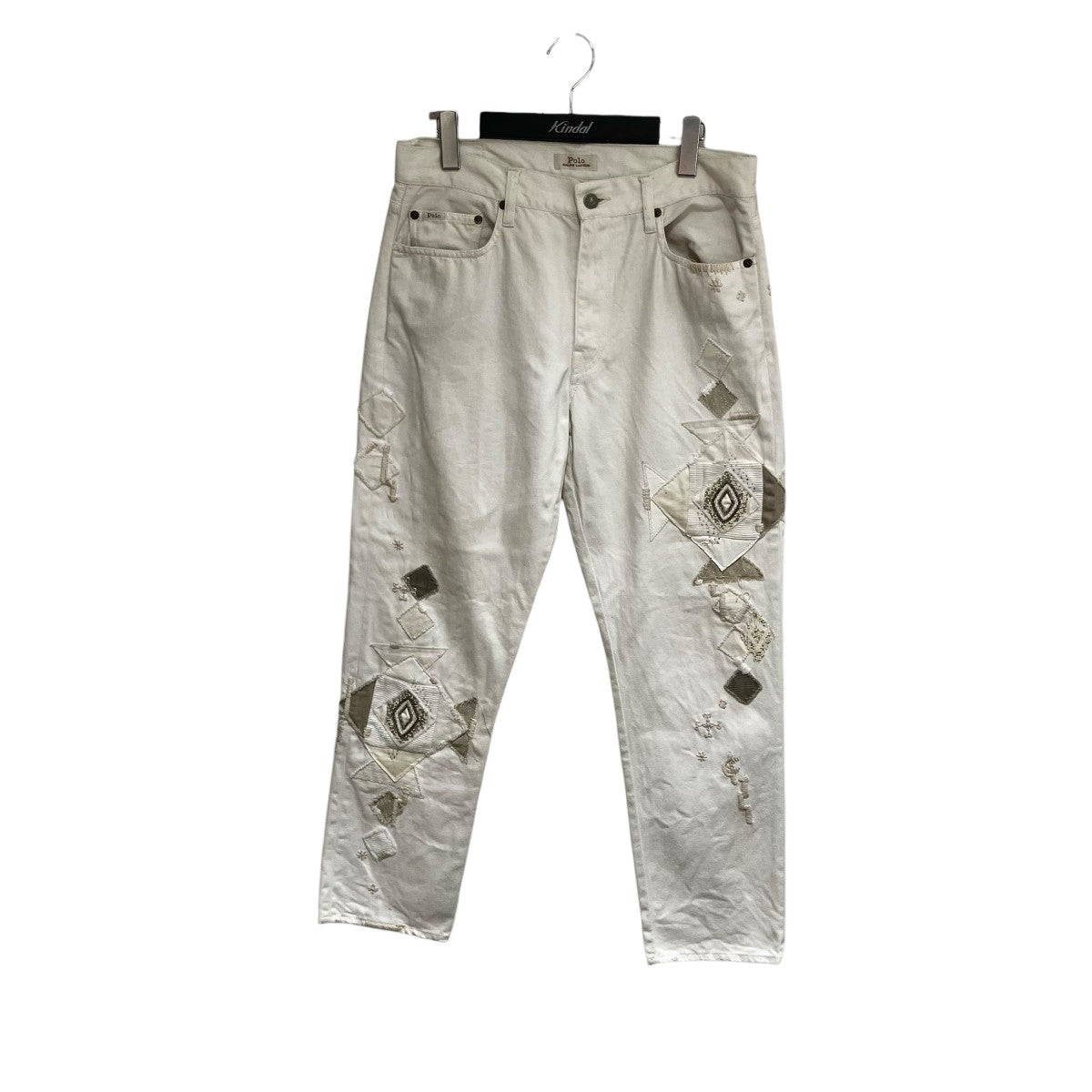 POLO RALPH LAUREN AVERYボーイフレンドデニム ビーズ カスタムデニムパンツLJ2FRLQZTQ9X0JJ 古着・中古-1枚目のアイテム画像