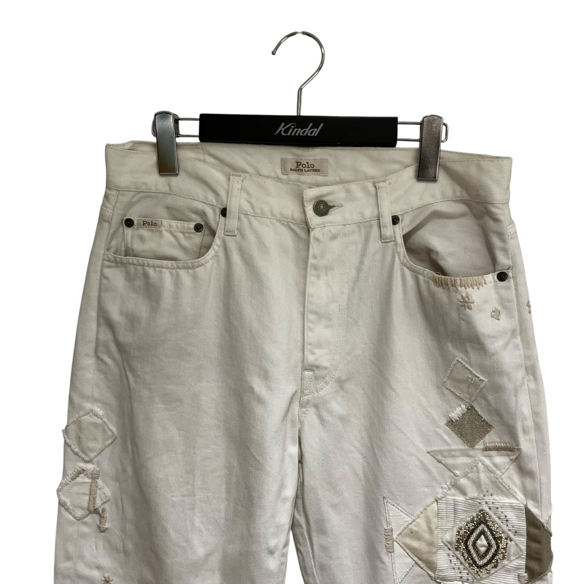 POLO RALPH LAUREN AVERYボーイフレンドデニム ビーズ カスタムデニムパンツLJ2FRLQZTQ9X0JJ 古着・中古-3枚目のアイテム画像