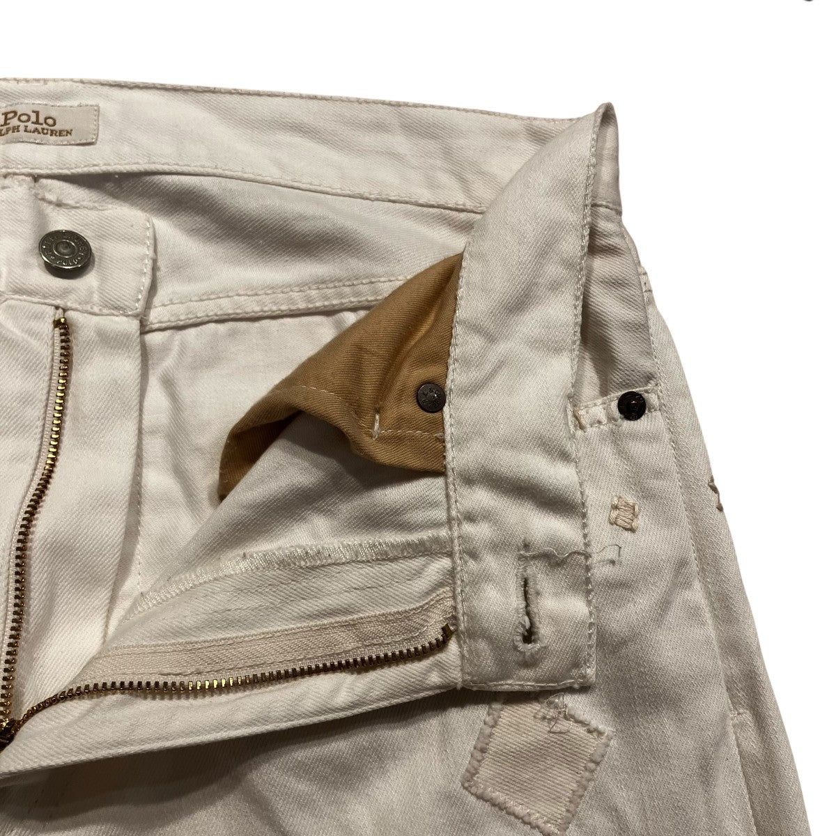 POLO RALPH LAUREN AVERYボーイフレンドデニム ビーズ カスタムデニムパンツLJ2FRLQZTQ9X0JJ 古着・中古-5枚目のアイテム画像