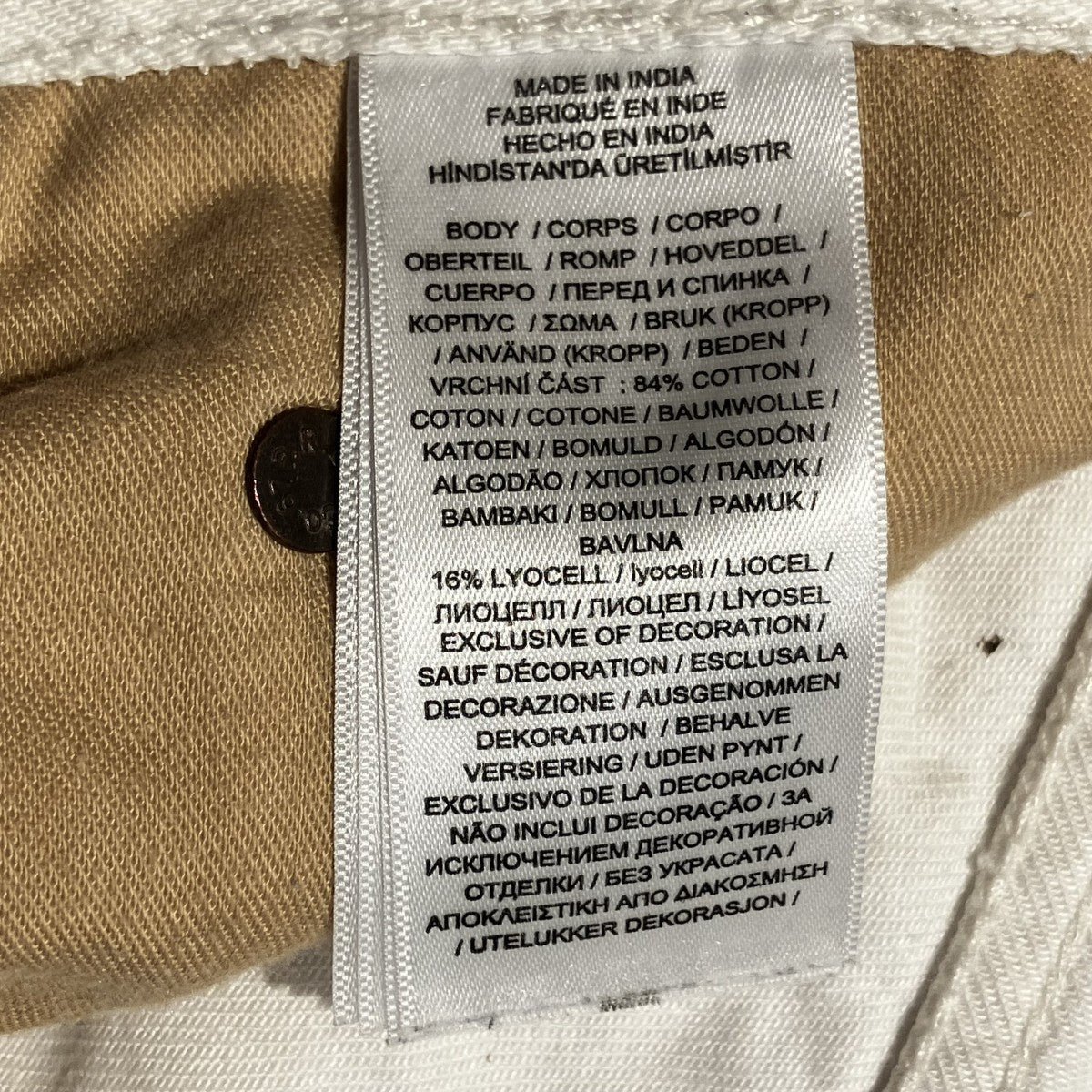 POLO RALPH LAUREN AVERYボーイフレンドデニム ビーズ カスタムデニムパンツLJ2FRLQZTQ9X0JJ 古着・中古-9枚目のアイテム画像