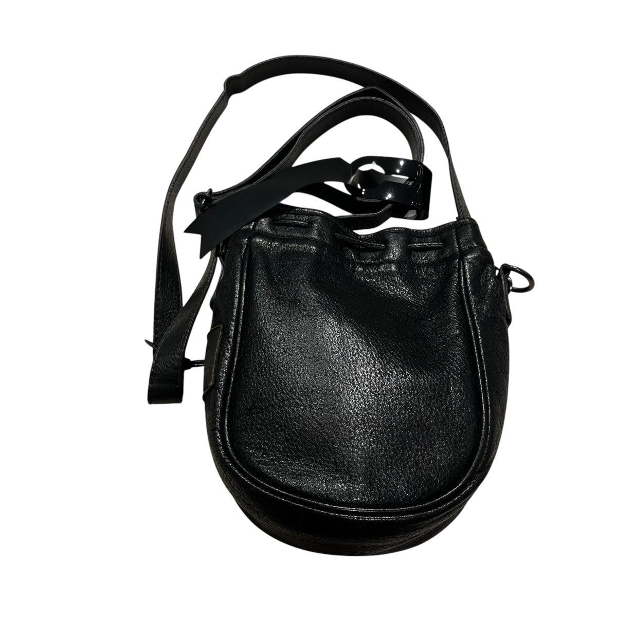 YOHJI YAMAMOTO 巾着ショルダーポーチショルダーバッグHH-I02-778 古着・中古-2枚目のアイテム画像