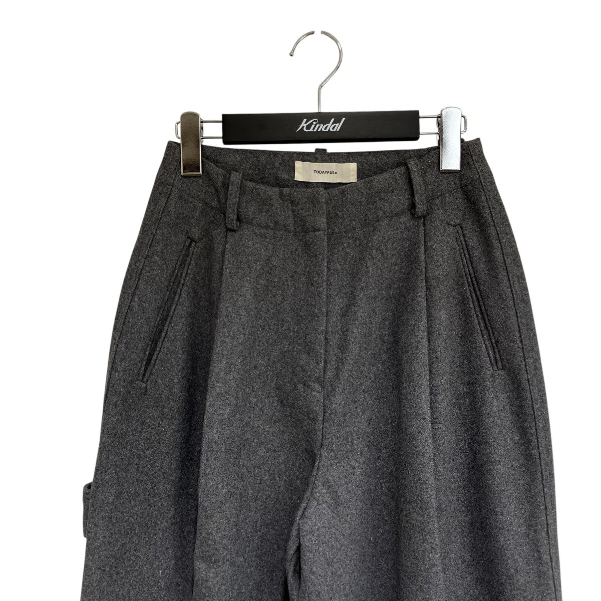 TODAYFUL 23AWWool Painter Pantsワイドパンツ12320721 古着・中古-3枚目のアイテム画像