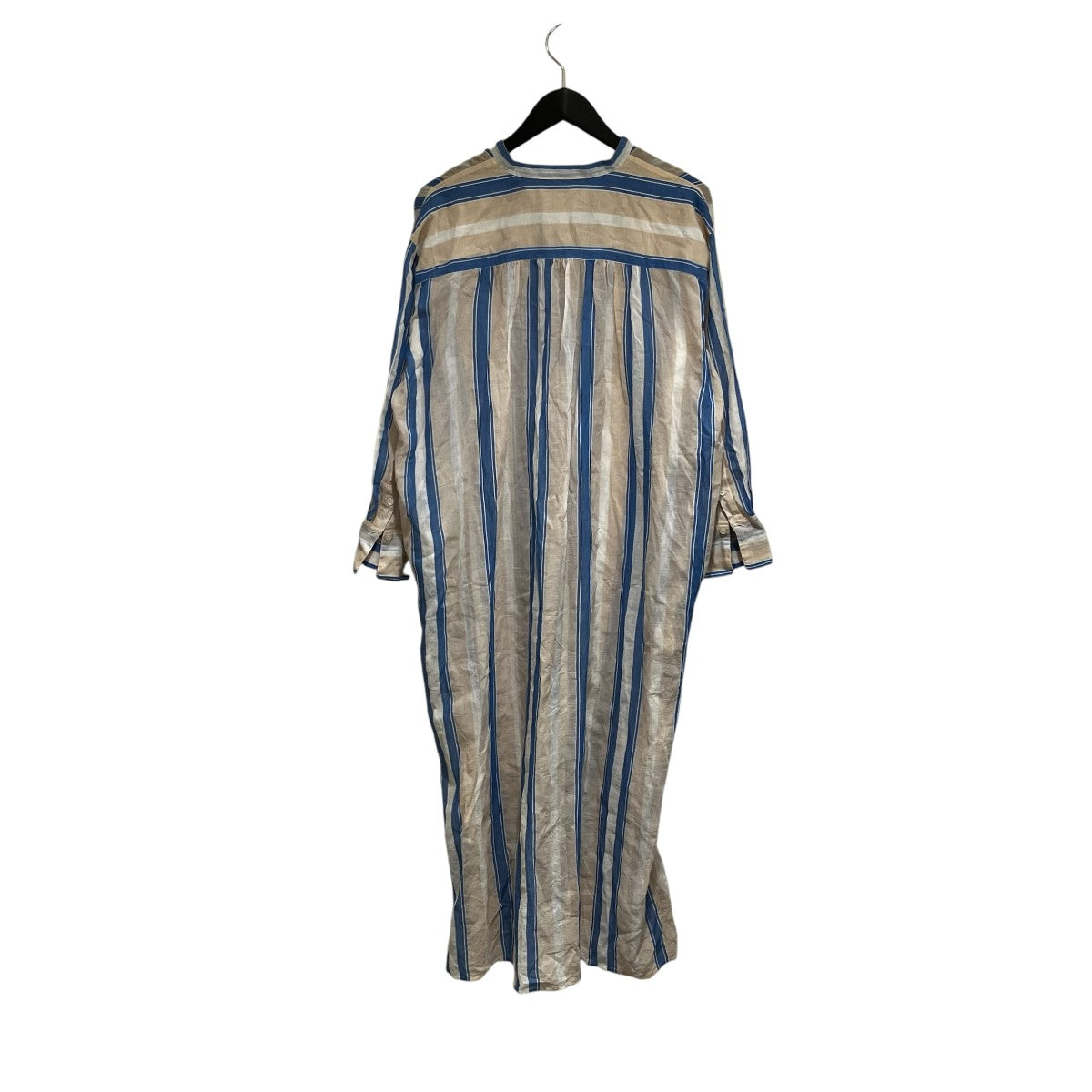 ne quittez pas VOILE STRIPE DRESS長袖ワンピース010101266 古着・中古-2枚目のアイテム画像