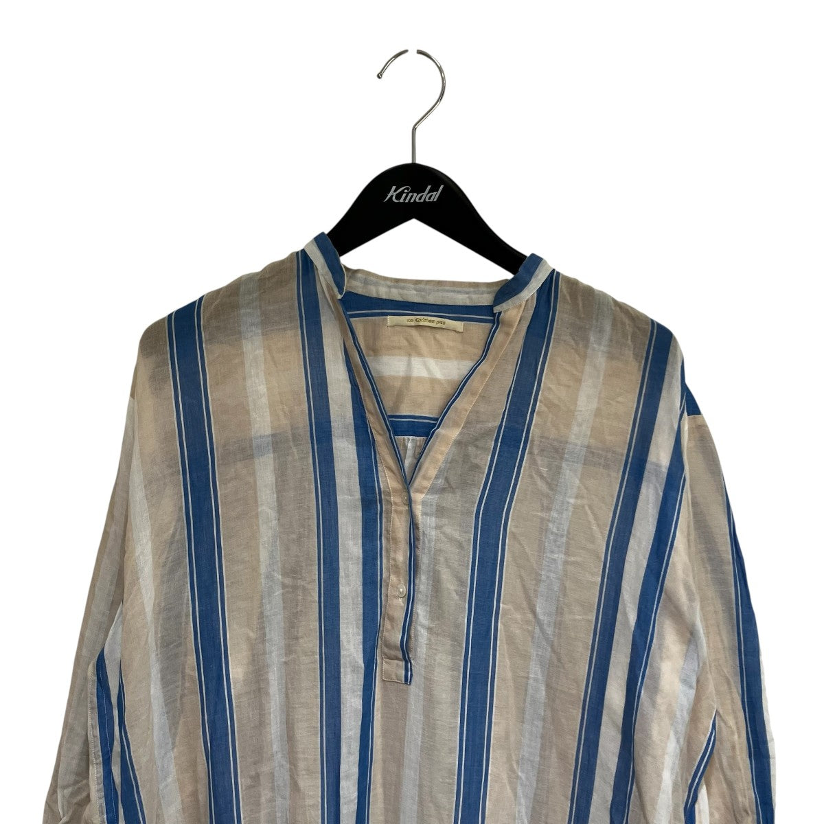 ne quittez pas VOILE STRIPE DRESS長袖ワンピース010101266 古着・中古-3枚目のアイテム画像