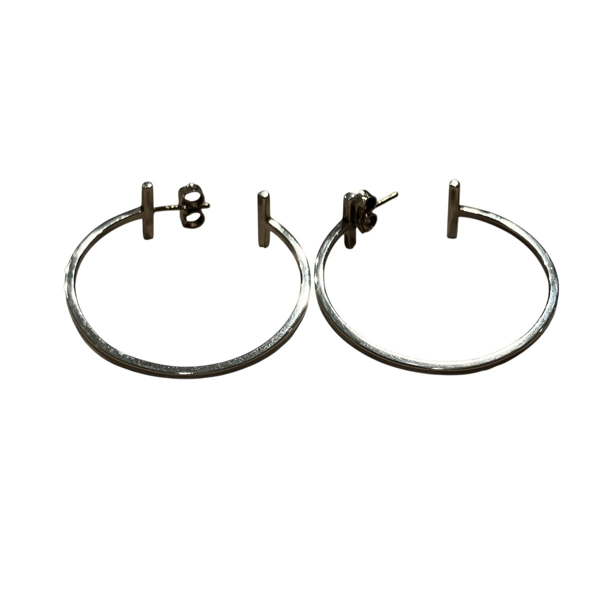 Tiffany ＆ Co．(ティファニー) Tワイヤーフープピアス シルバー