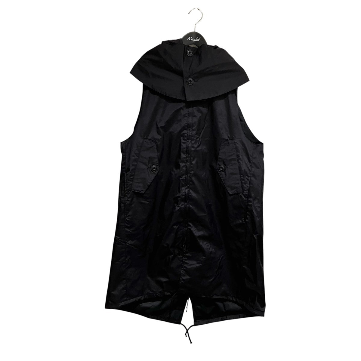 Hooded Sleeve Less CoatナイロンコートP-1204003
