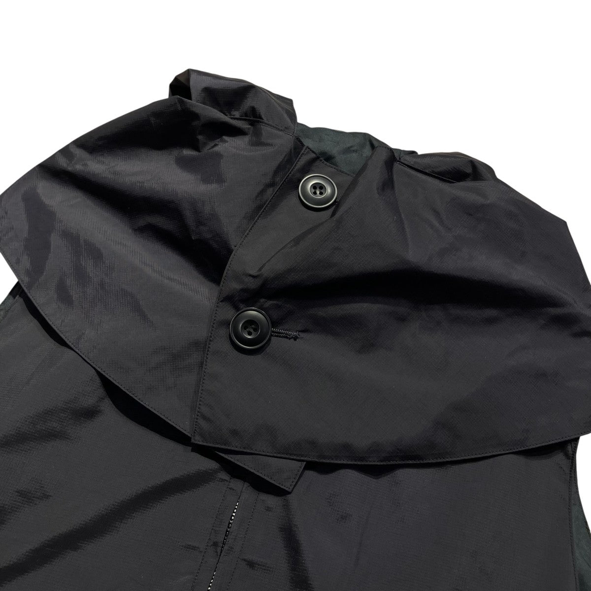 Hooded Sleeve Less CoatナイロンコートP-1204003
