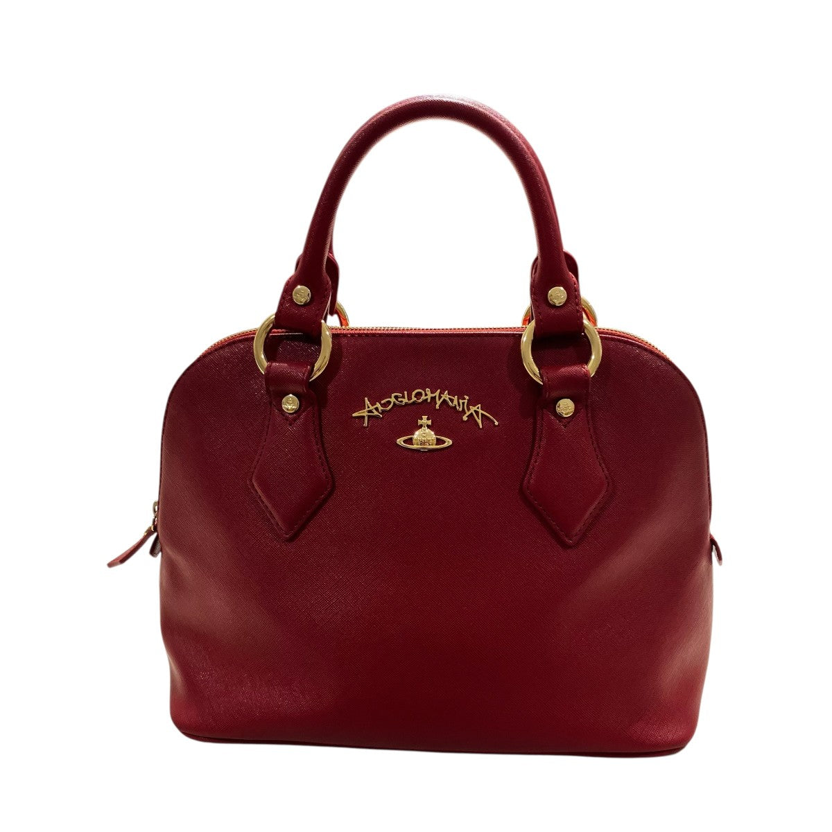 ヴィヴィアンウエストウッド　赤　ハンドバッグ VIVIENNE WESTWOOD ANGLOMANIA(ヴィヴィアン・ウエストウッドアングロ