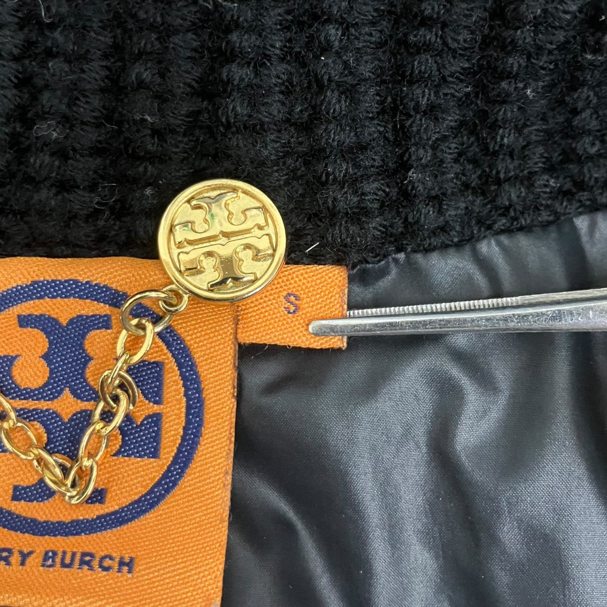 TORY BURCH(トリーバーチ) キルティングジャケット ブラック サイズ S