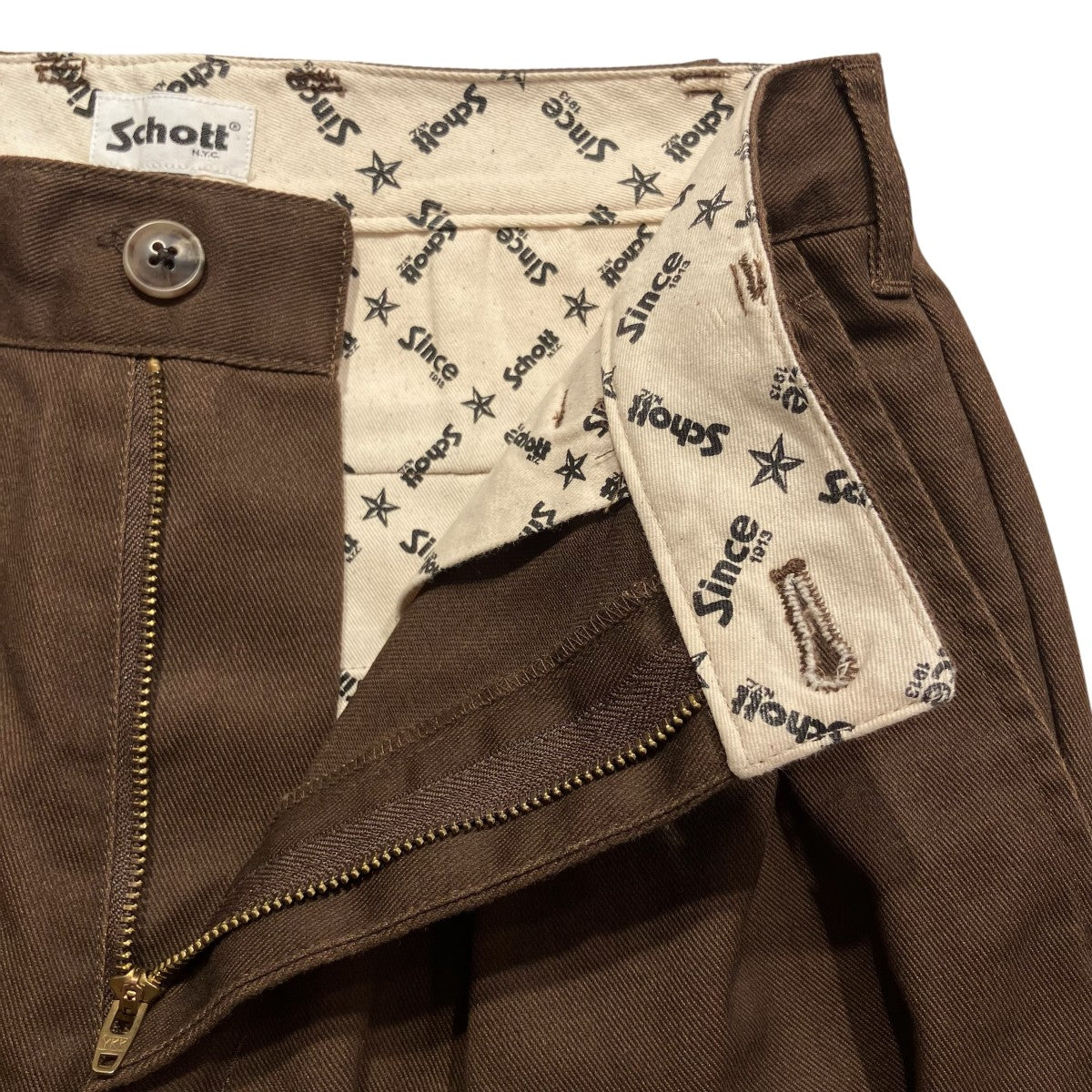 Schott TC 2タック ワイドワークパンツ3116037 古着・中古-5枚目のアイテム画像