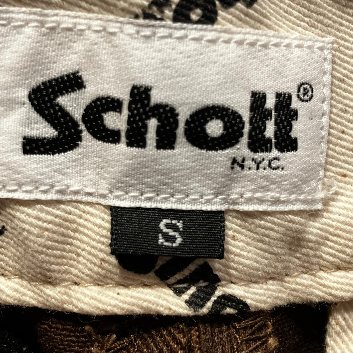 Schott TC 2タック ワイドワークパンツ3116037 古着・中古-6枚目のアイテム画像