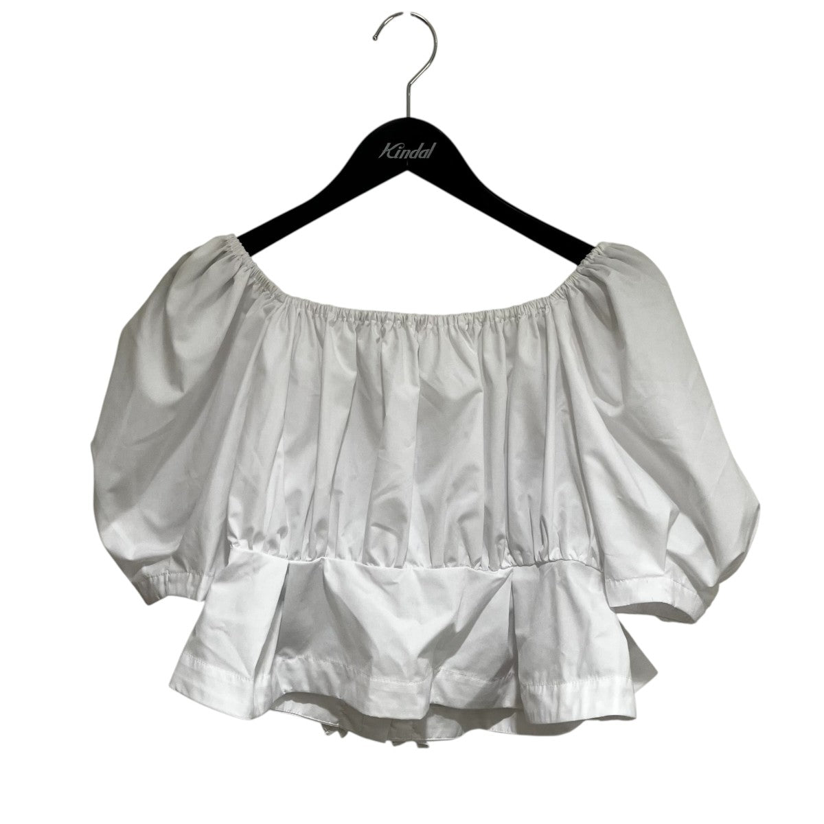 CYNTHIA CROPPED BLOUSE半袖ブラウスB50-BL066WHF