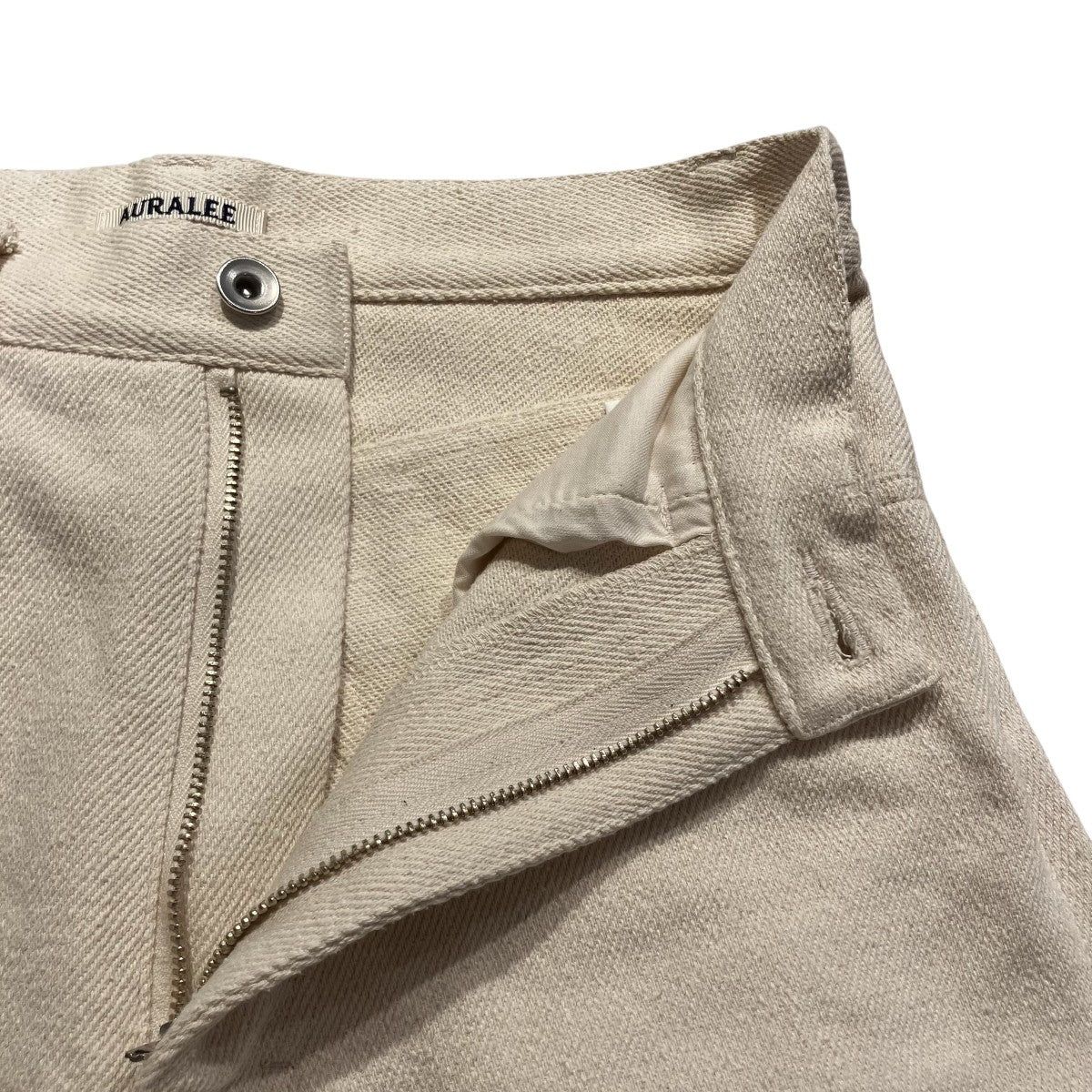 AURALEE(オーラリー) 26SSSILK NEP DENIM 5P WIDE PANTSパンツ
