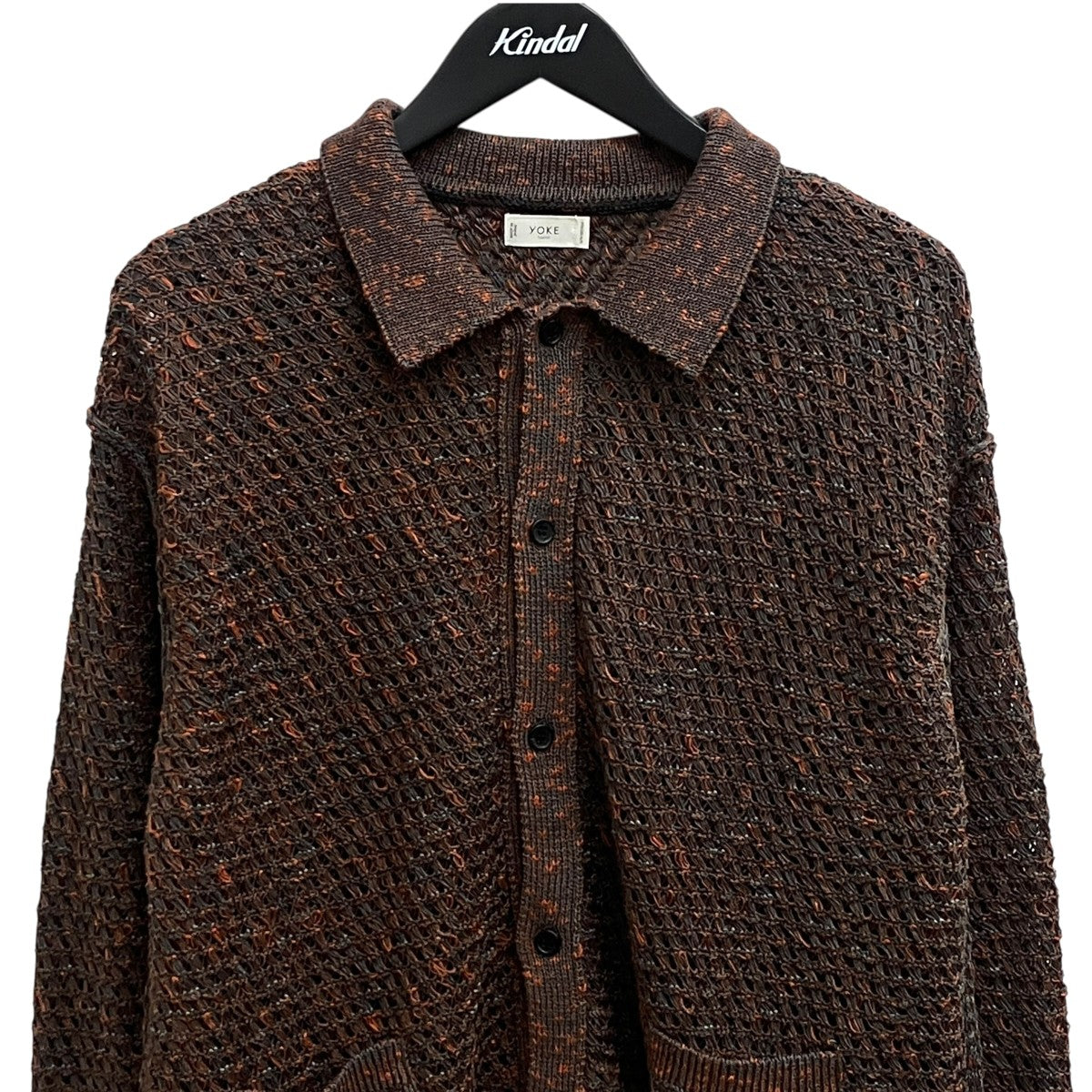 Mesh Knit Shirt CardiganニットカーディガンYK26SS01241S