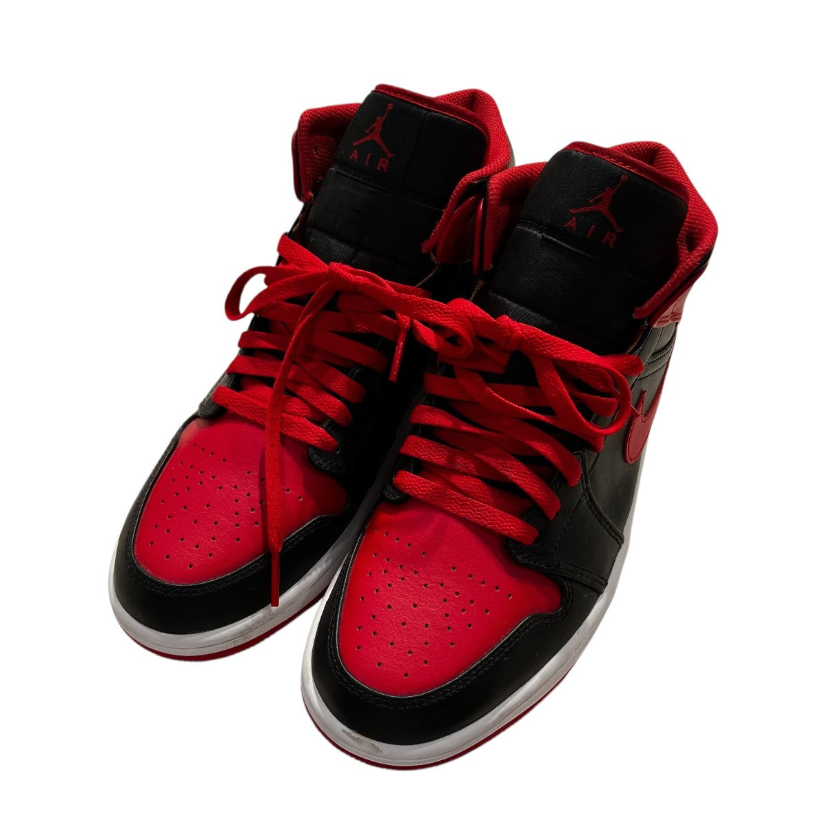 Air Jordan 1 Mid Bred ToeハイカットスニーカーDQ8426-060