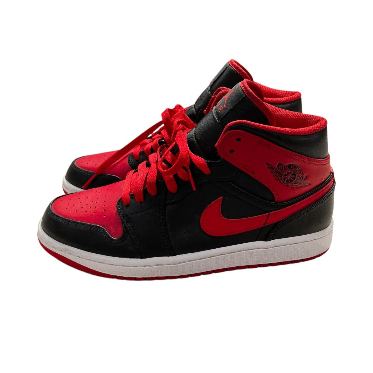 NIKE(ナイキ) Air Jordan 1 Mid Bred ToeハイカットスニーカーDQ8426