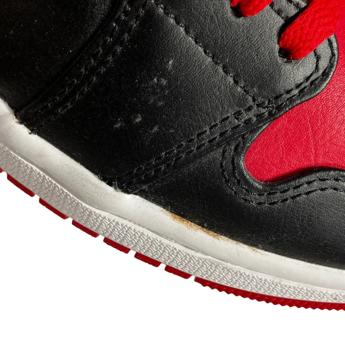Air Jordan 1 Mid Bred ToeハイカットスニーカーDQ8426-060