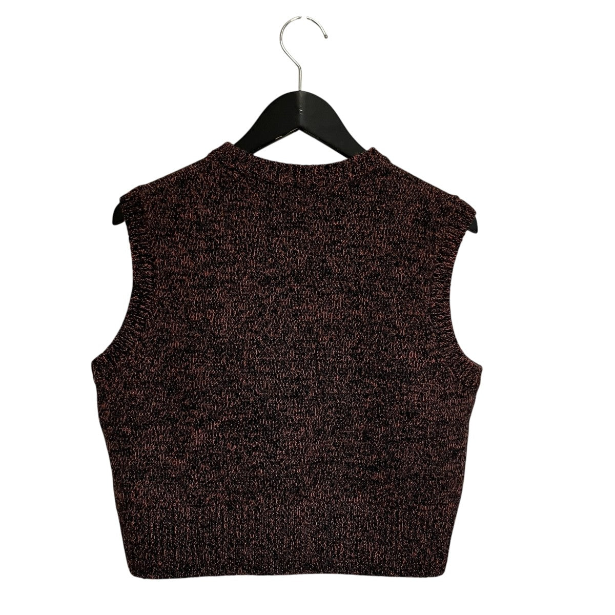 FRED PERRY Twisted Marl KnittedベストK1134 古着・中古-2枚目のアイテム画像
