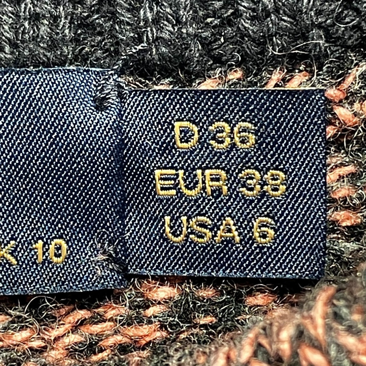 FRED PERRY Twisted Marl KnittedベストK1134 古着・中古-5枚目のアイテム画像