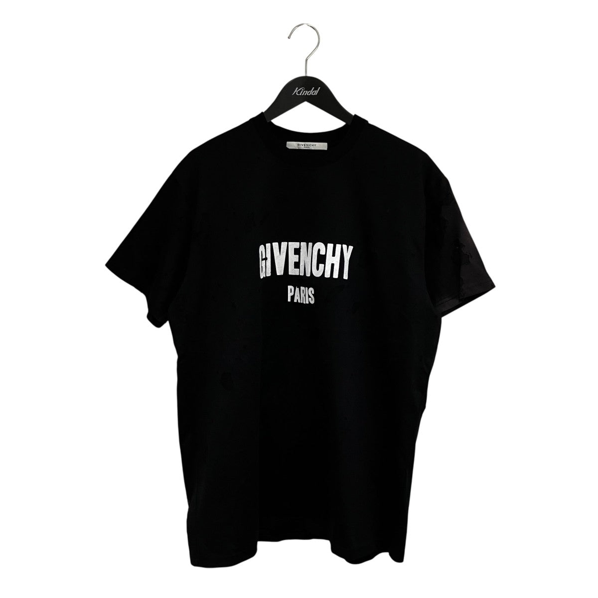GIVENCHY デストロイダメージ加工半袖Tシャツ17F 7333 651 古着・中古-1枚目のアイテム画像